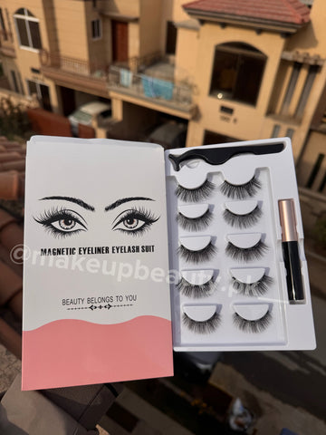 Magnetic Eyeliner Eyelash Suit 5-in-1.