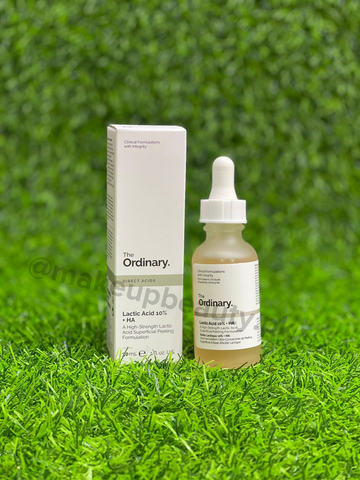 The Ordinary Lactic 10% + HA. 30 mL quantity.