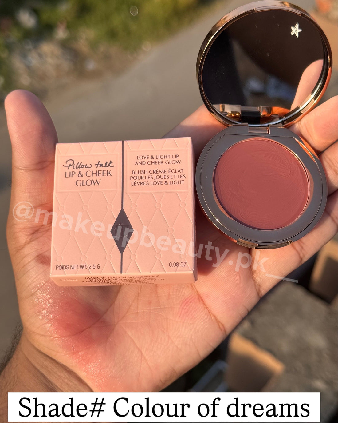 Charlotte tilbury Pillow talk cheek glow blush shade# Colour of dreams