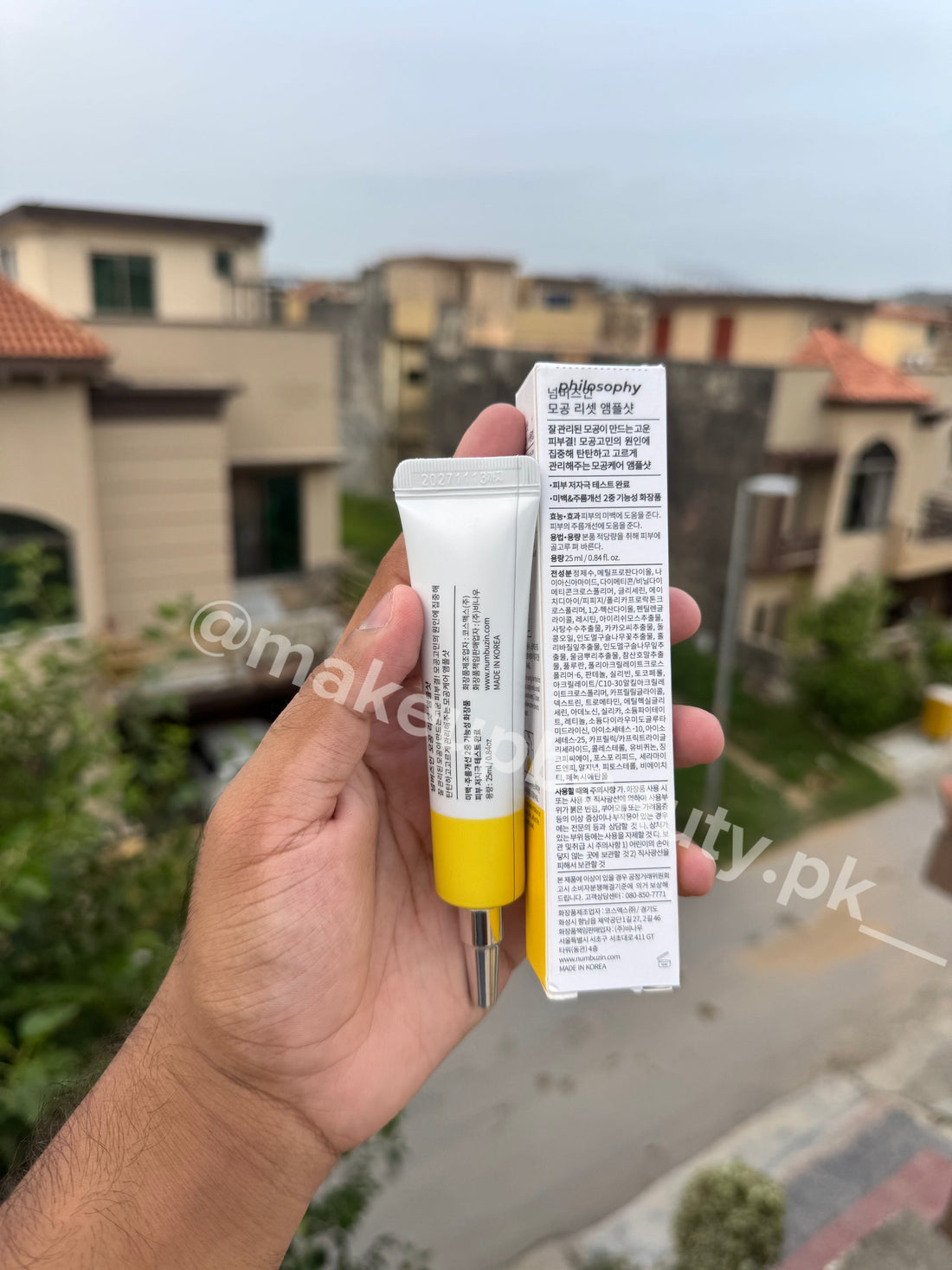 Numbuzin 3+ Pore Reset Ampoule shot 25 ML.