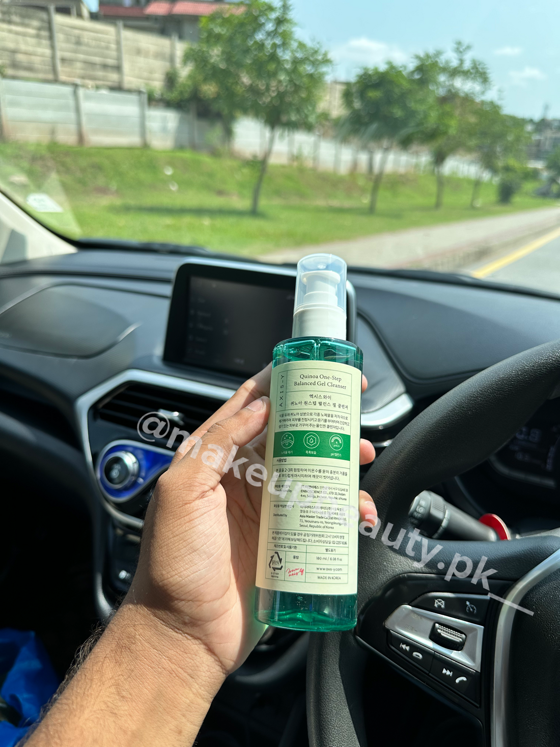 Axis-Y Quinoa One Step Balanced Gel Cleanser 180 ML. PH range: 5.5-6.5.