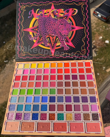 Naked 94 Colours Eyeshadow Palette Highly pigmented.