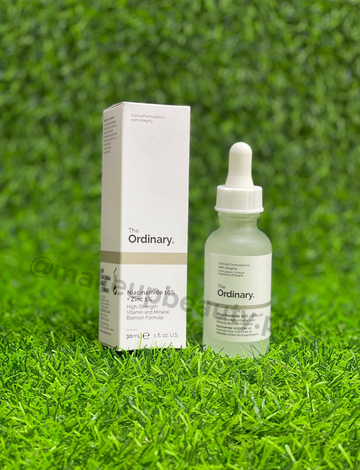 The Ordinary Niacinamide 10% Zinc 1% 30 mL serum.