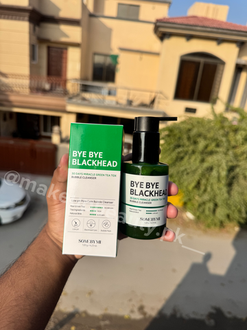Some By Mi Bye Bye Blackhead 30 Days Miracle Green Tea tox Bubble Cleanser 120 g