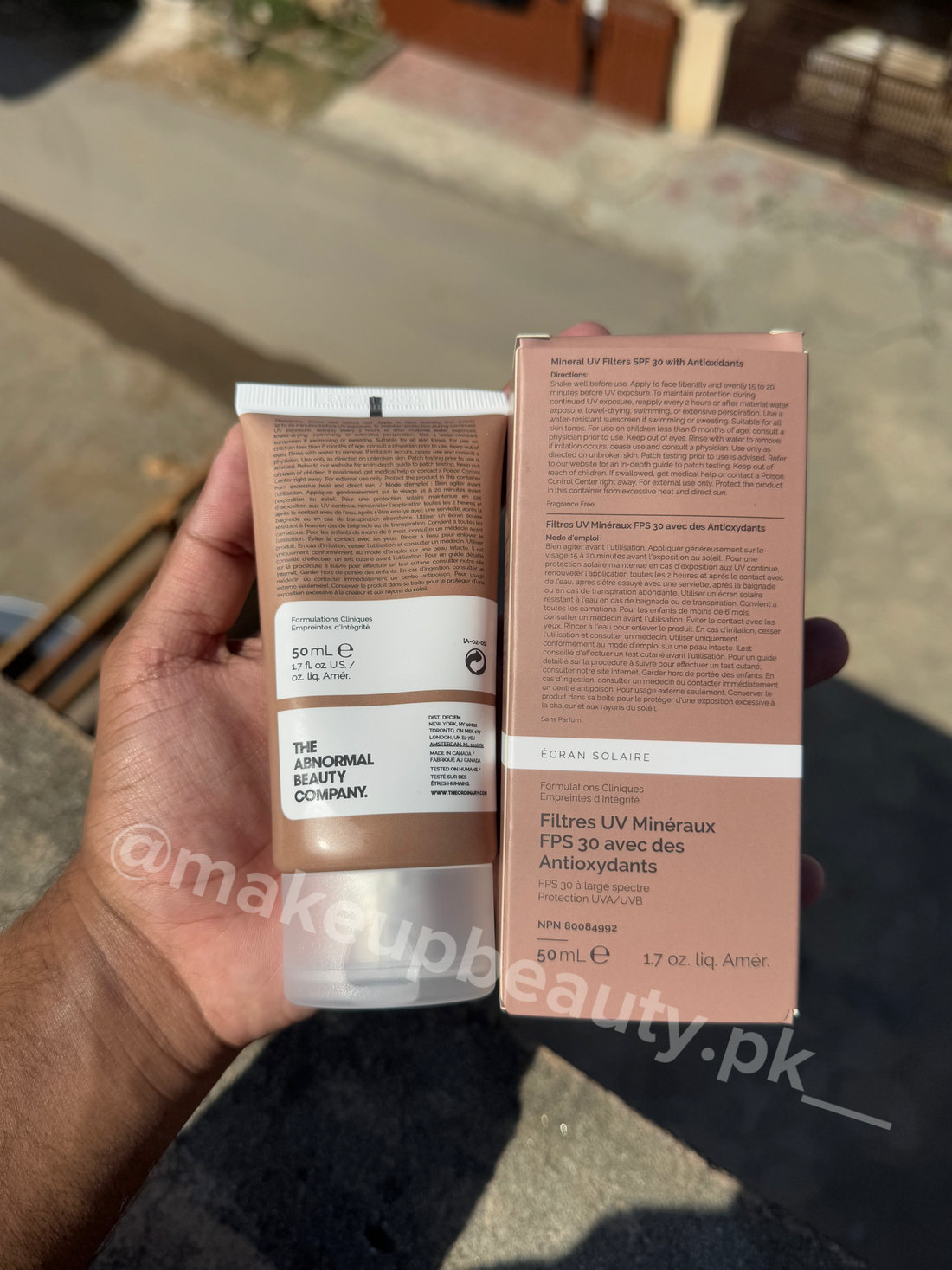 The Ordinary Mineral UV Filters SPF 30 with Antioxidants 50 ML