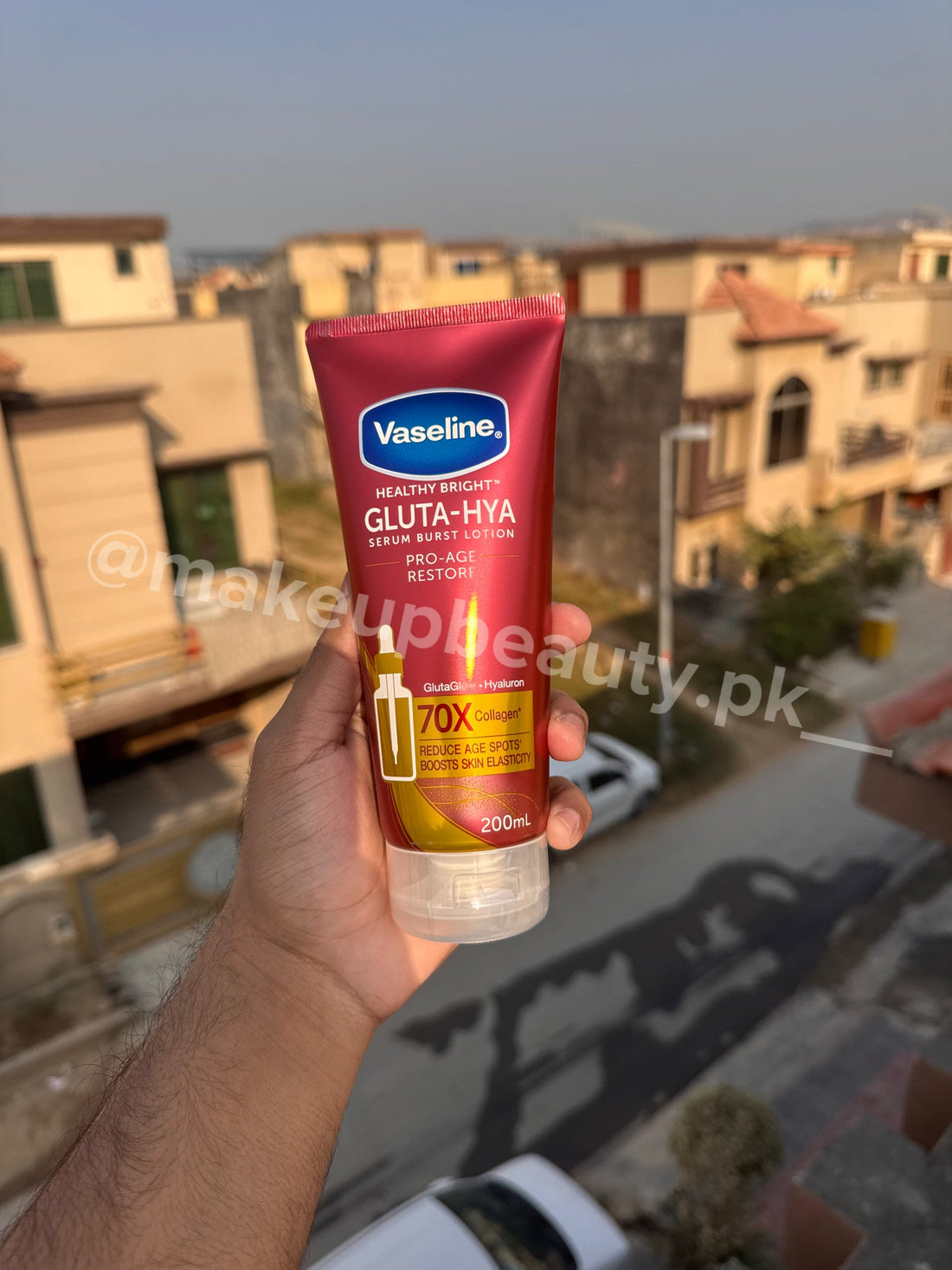 Vaseline Pro Age Restore Serum Burst Lotion 200 ML