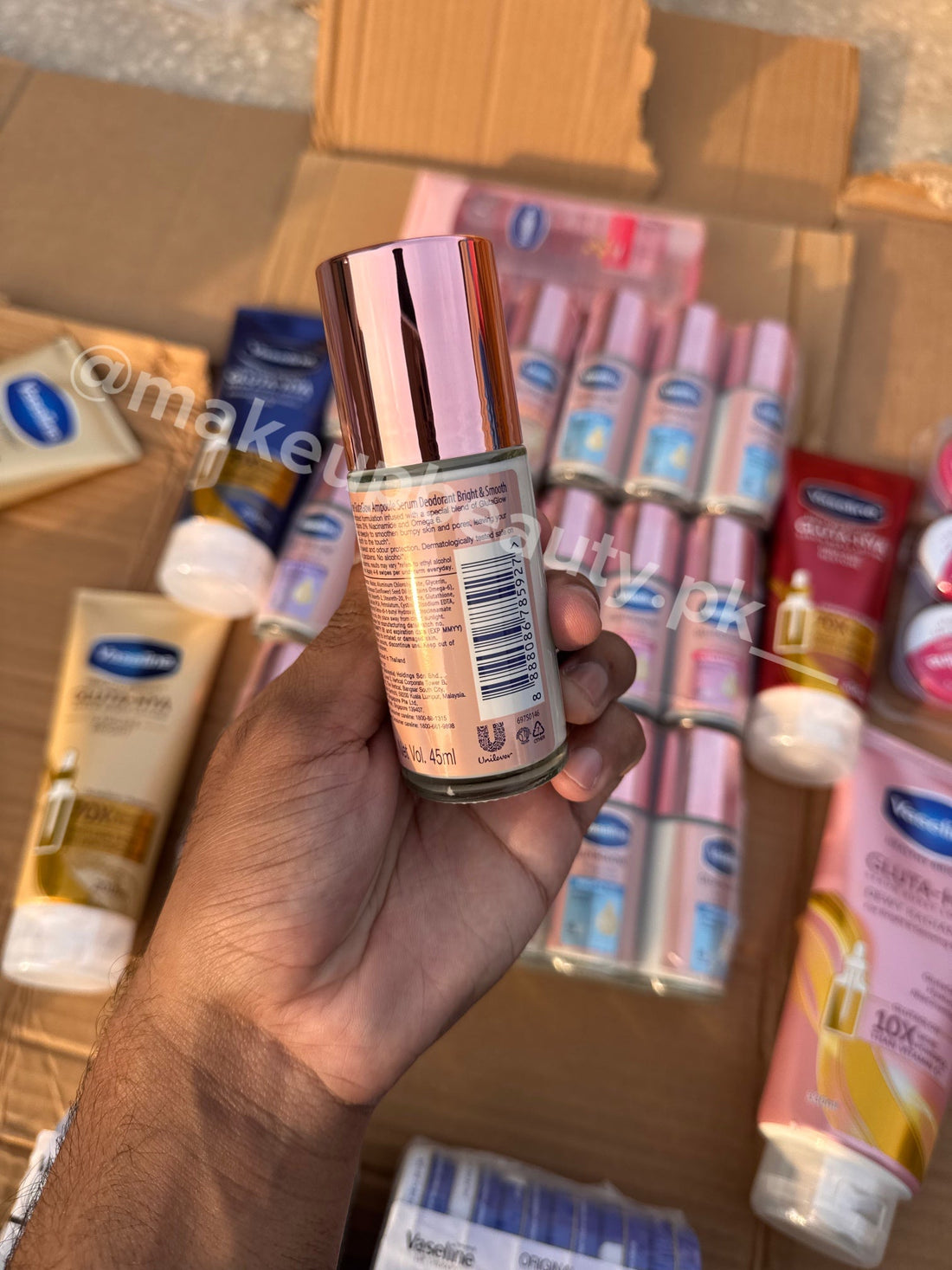 Vaseline GlutaGlow Bright & Smooth Serum Deodorant Ampoule 45 ML