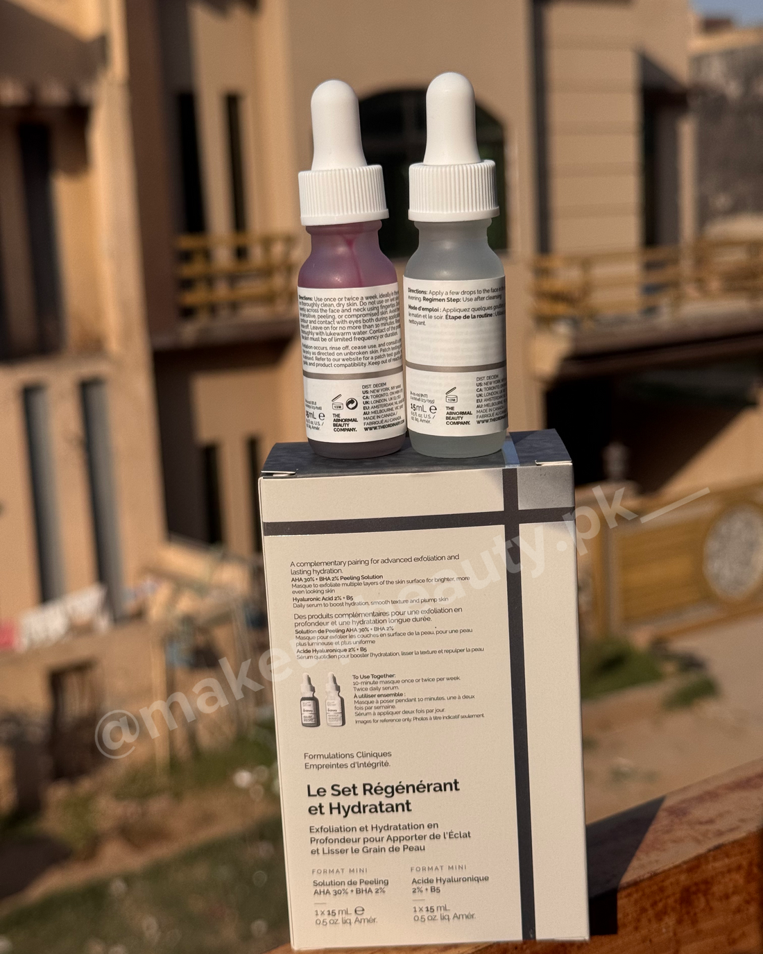 The Ordinary Resurface & Hydrate Set duo box