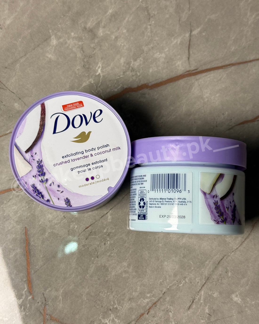 Dove Exfoliating Body Polish Crushed Lavender & Coconut milk 240 g