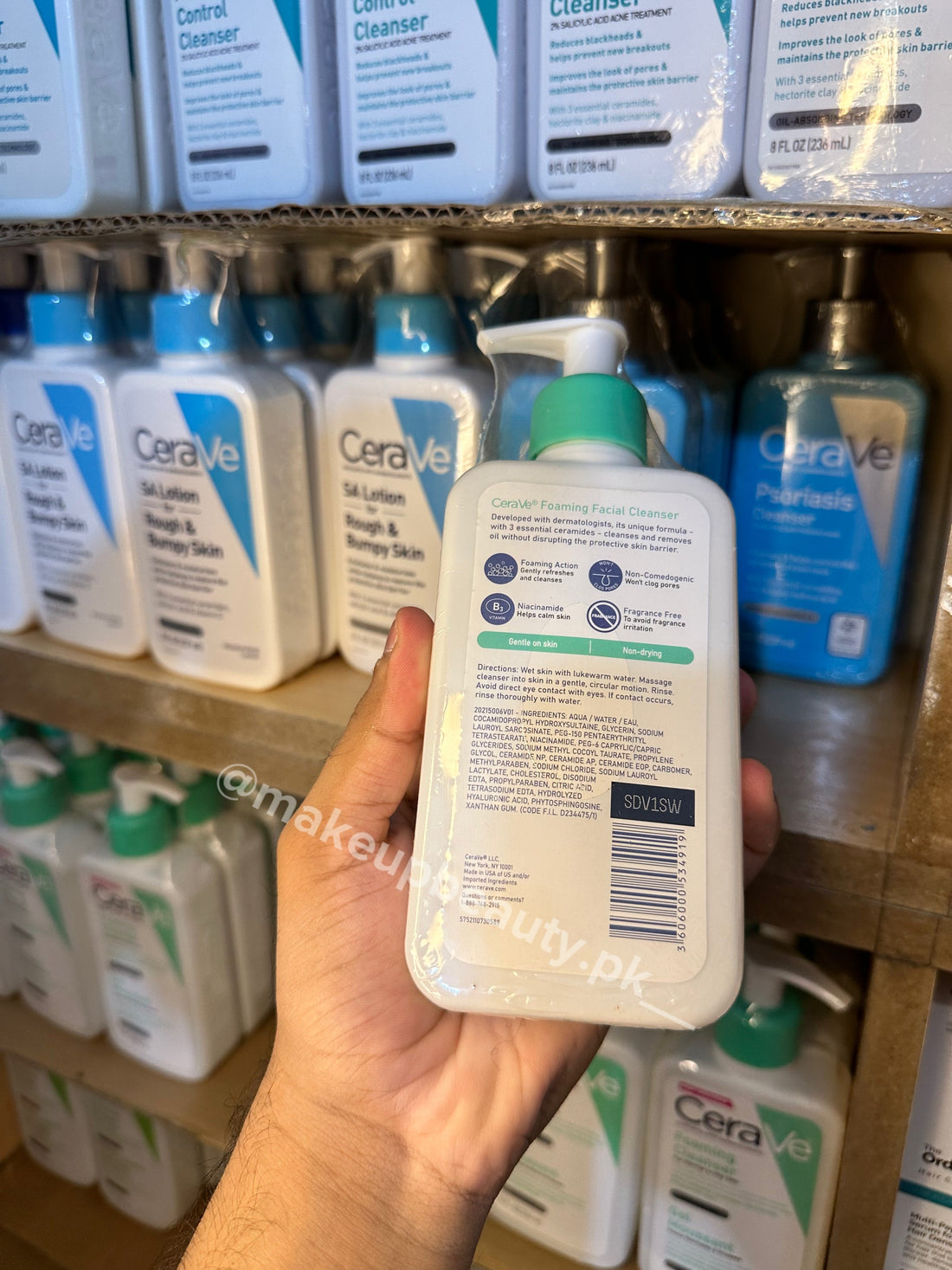 Cera ve Foaming Facial Cleanser 237 ML.